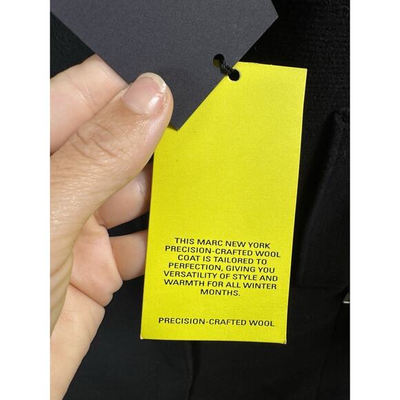 NWT Marc New York Wool Blend Duster Car Coat Minimalist Quiet Luxury Designer 6 - Picture 3 of 10